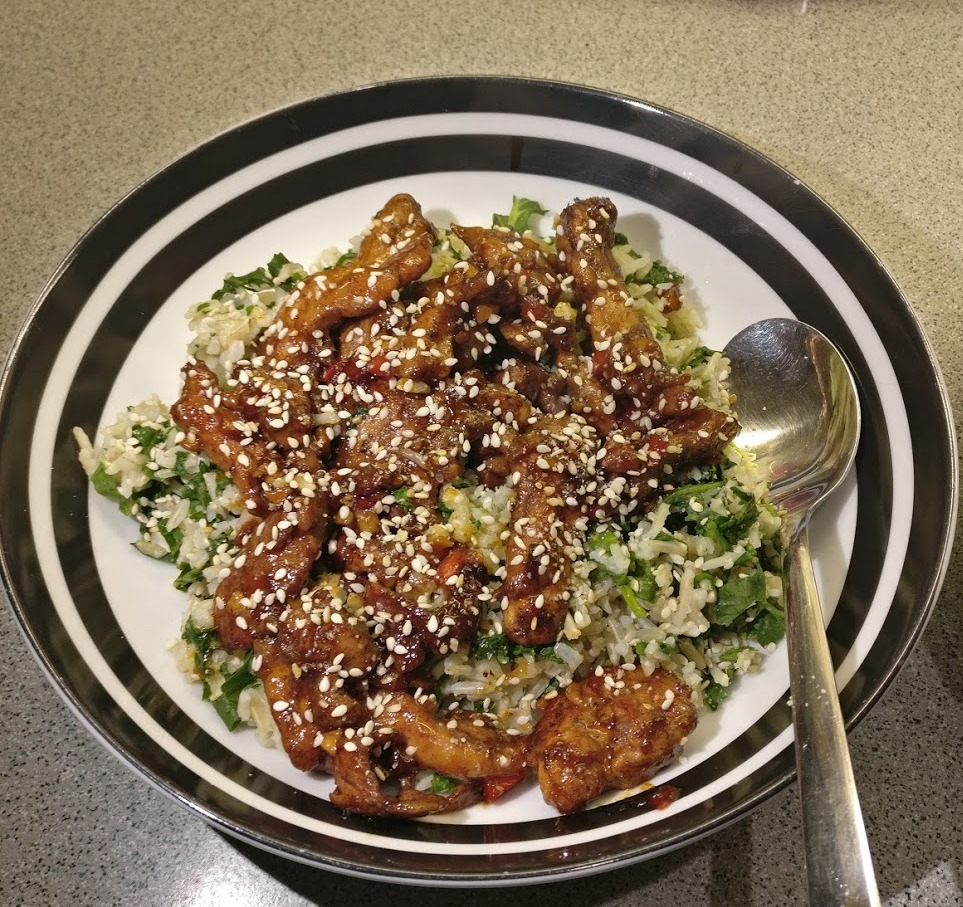 Sticky Chicken With Soy, Sesame & Chilli