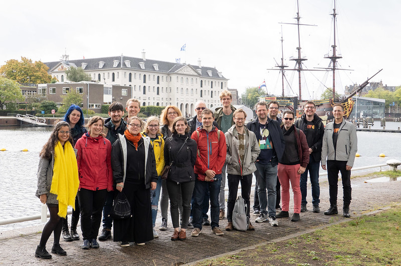 The IndieWebCamp Amsterdam 2019 Attendees on Saturday