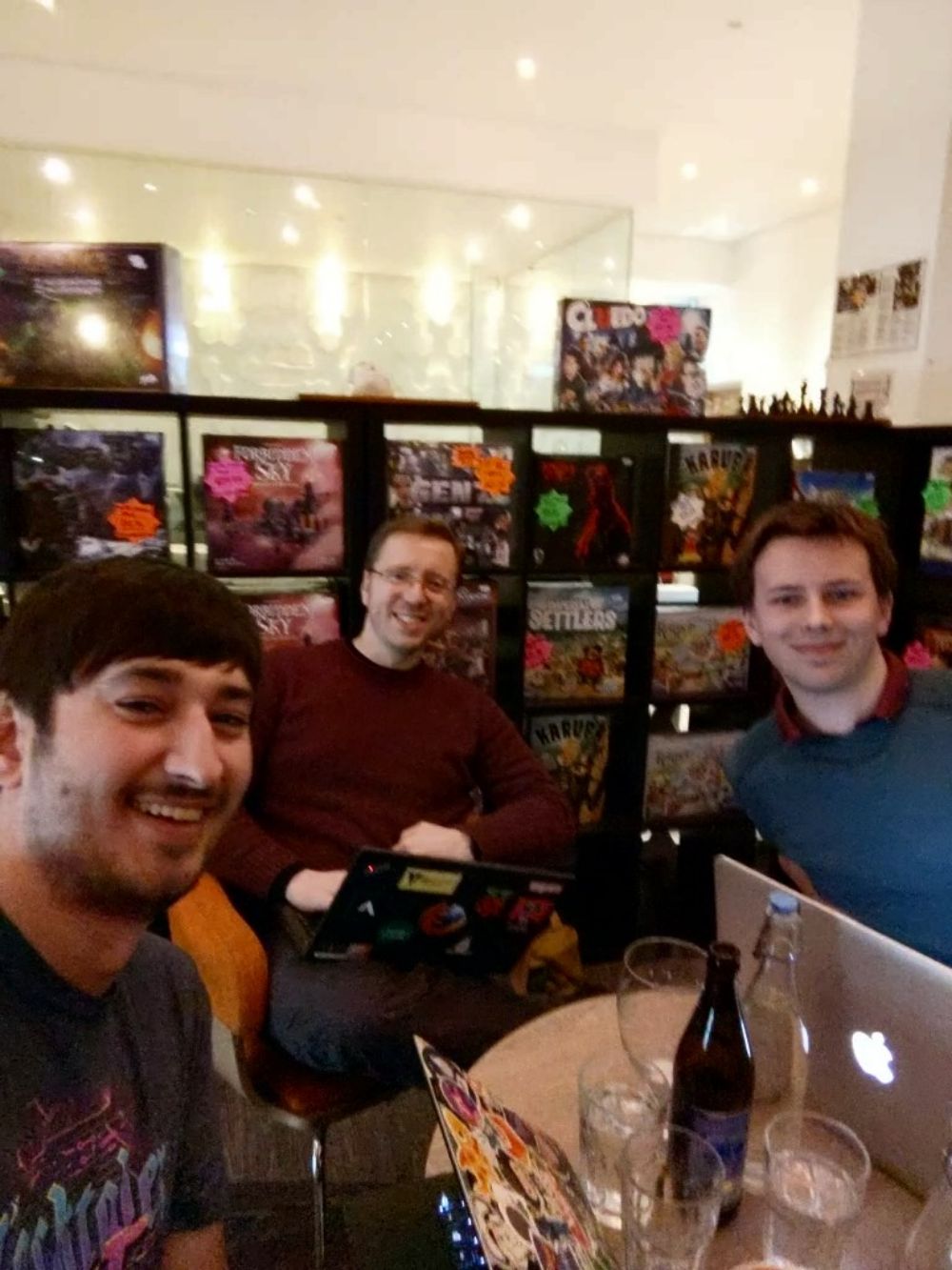 Jamie, Caolan and Isaac  at Ludorati in Nottingham